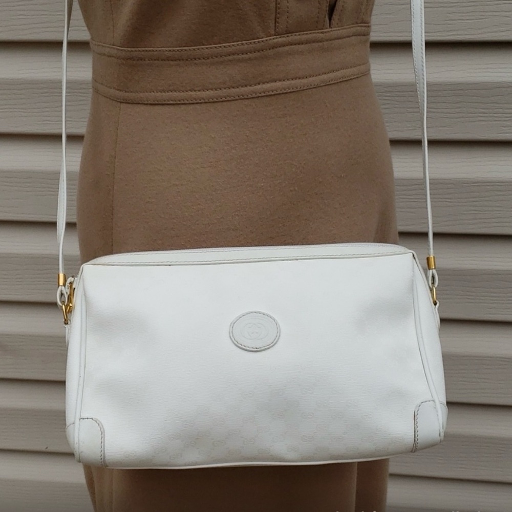 Gucci White Crossbody Bag